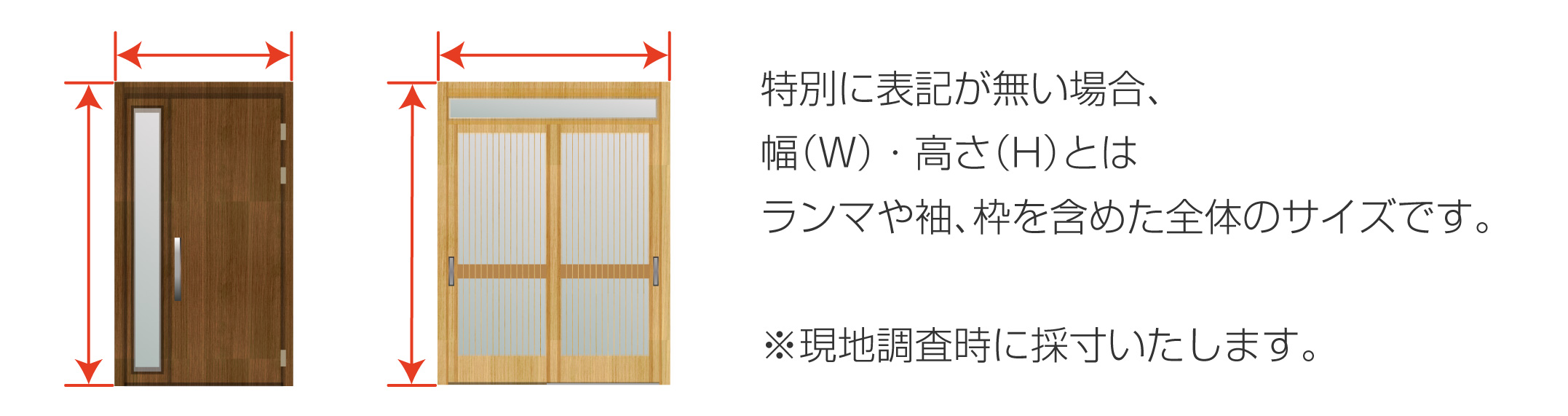 サイズについて