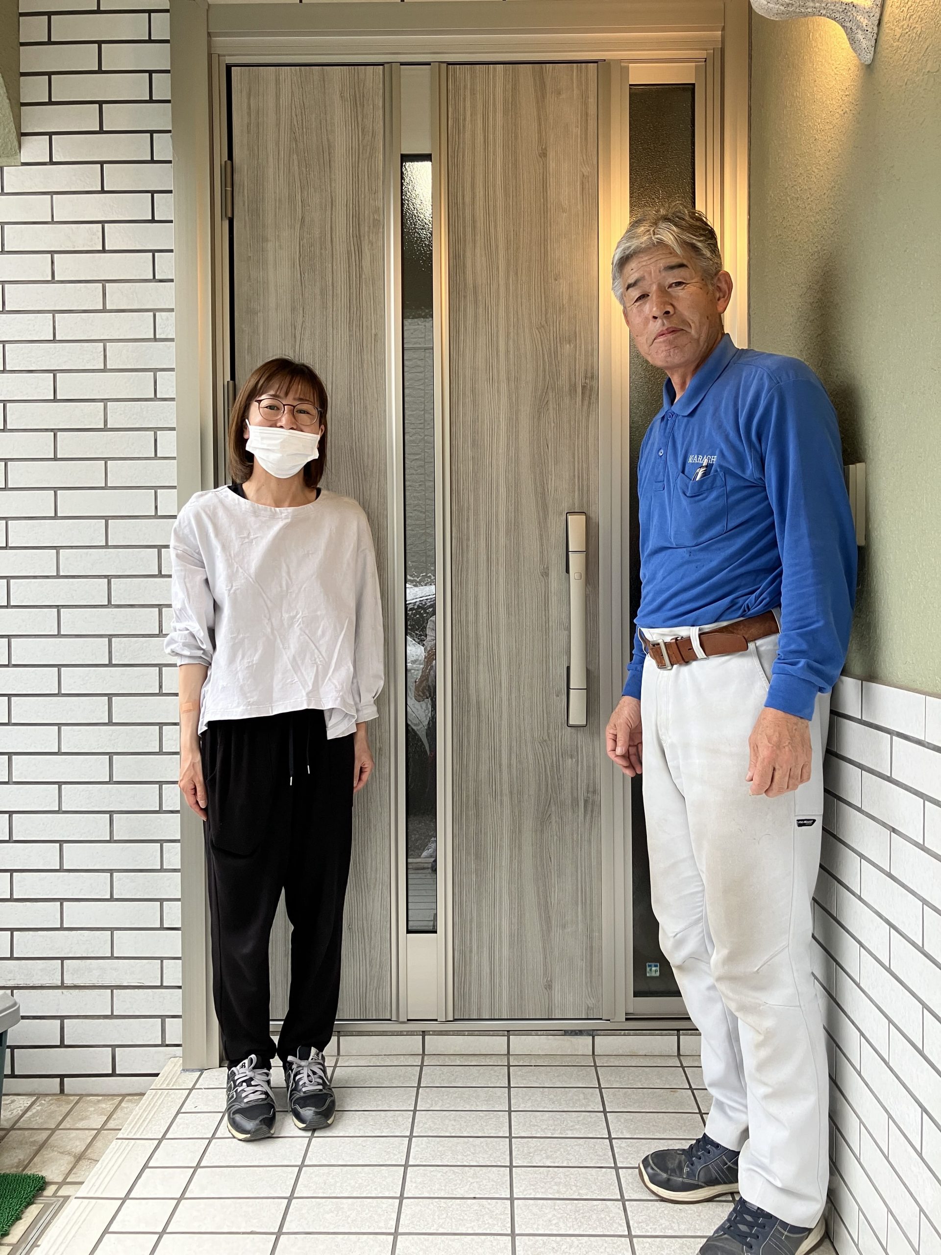 蓮田市の皆さま、 スピーディーな対応と価格に大満足！玄関ドア交換で安心・快適に！🚪