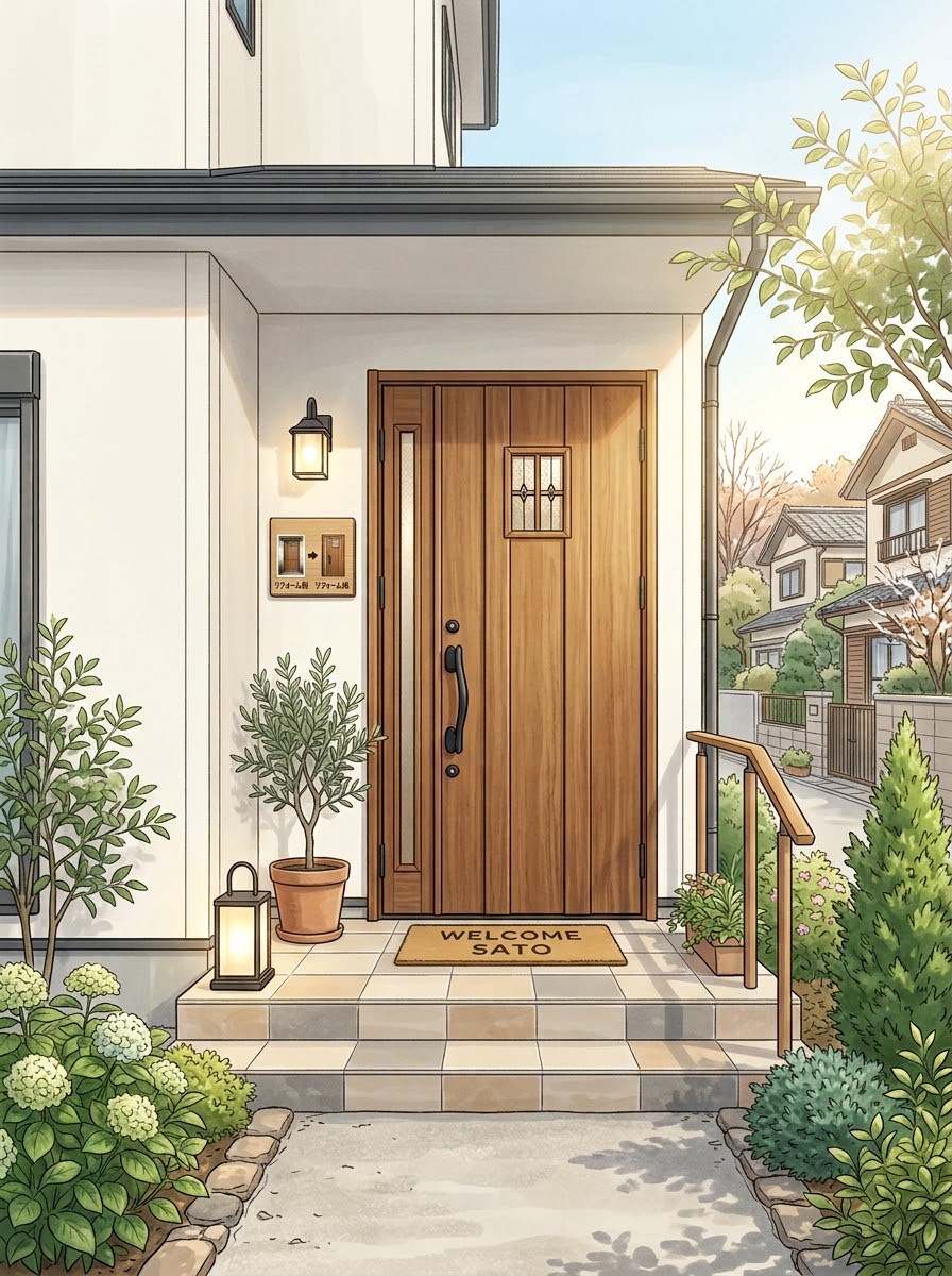 久喜市の皆さま「玄関ドアが古くなってきた…」がリフォームのきっかけに😊 お客様からいただいた嬉しいアンケートをご紹介｜