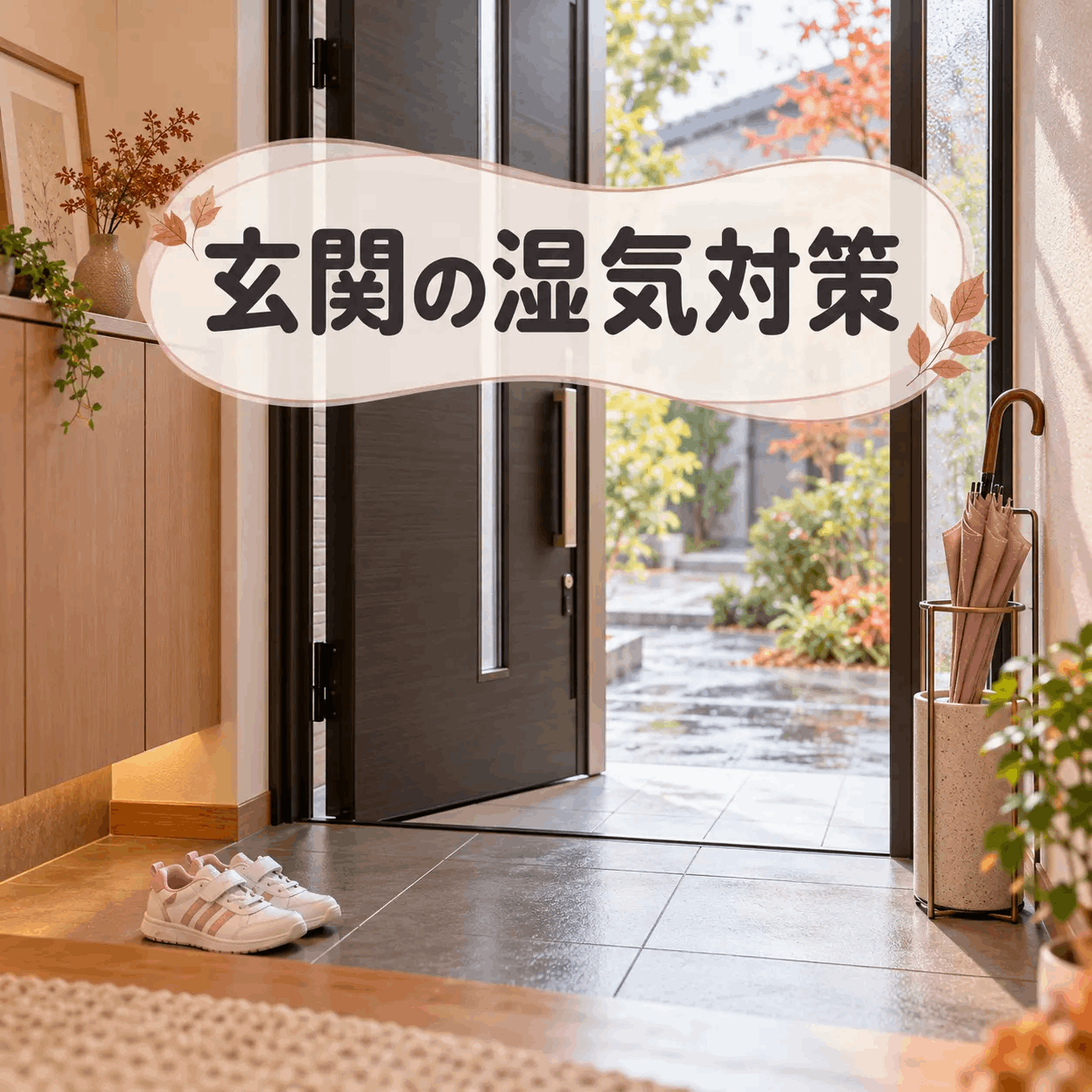 【埼玉県】雨続きで玄関がジメジメ…運動会シーズン前に始めたい玄関の湿気対策
