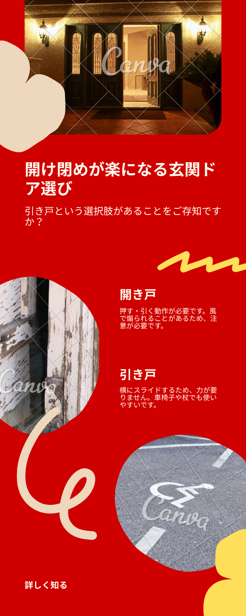 熊谷市・深谷市 開き戸と引き戸の開閉のしやすさ比較