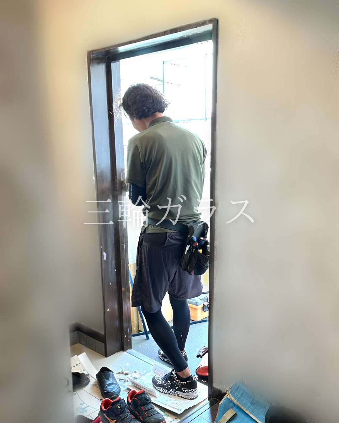 名古屋市の賃貸マンションの玄関ドアをリシェントマンションドアでリフォームしました。