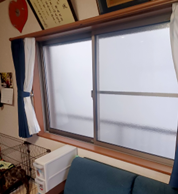 施工前の古いドア