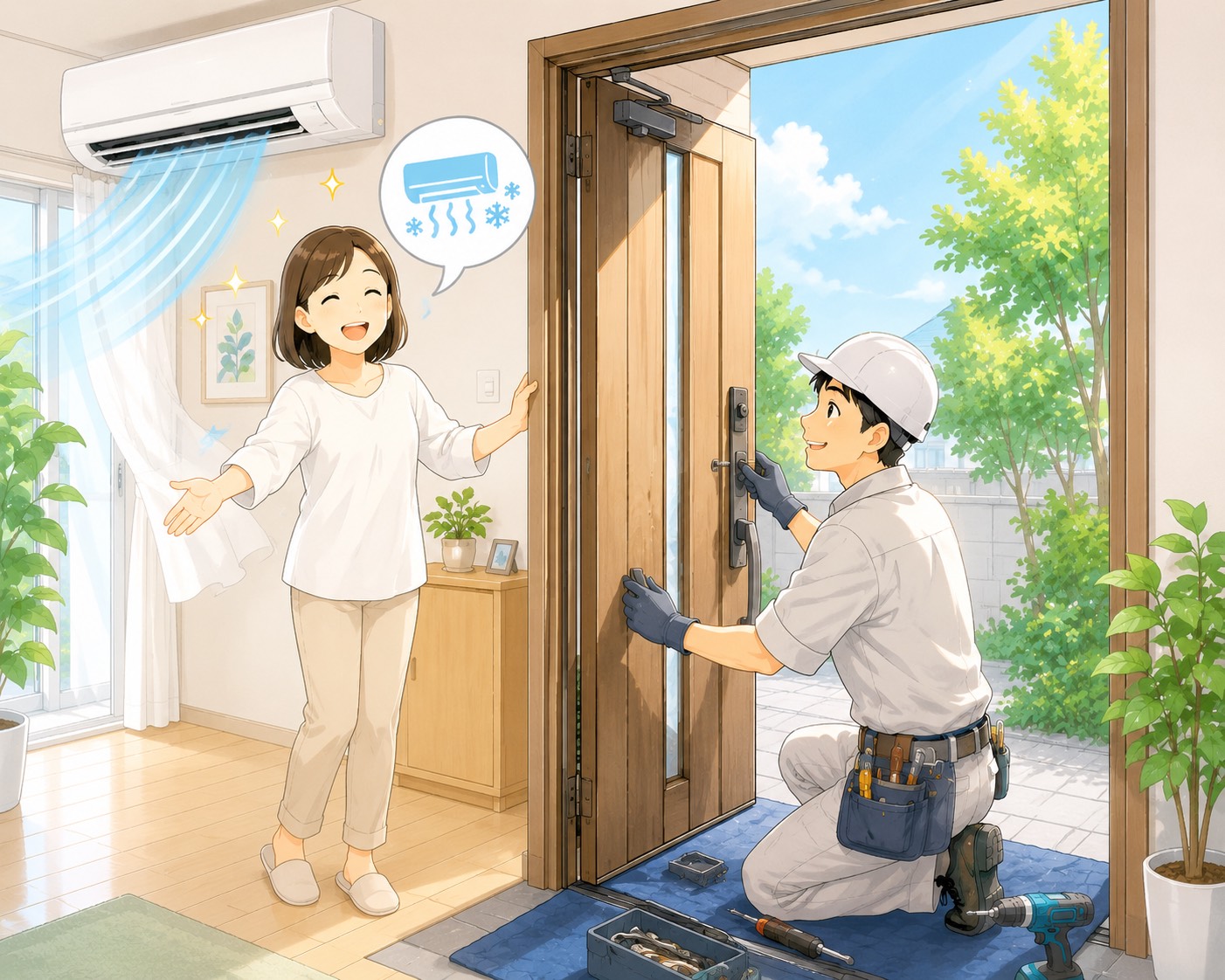 🌞夏の現地調査・施工時のお願い｜空調へのご協力をお願いいたします！