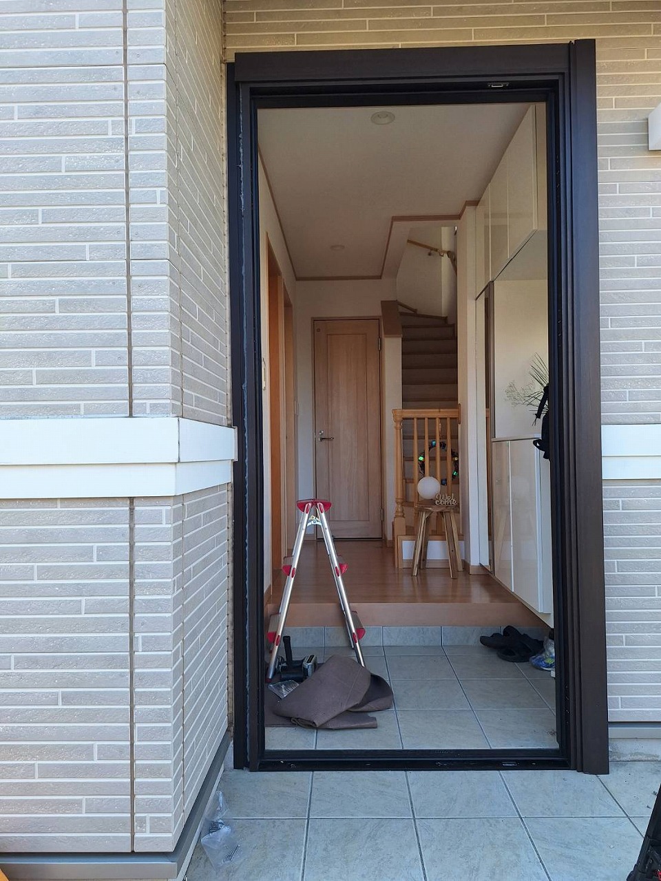 カバー設置過程①