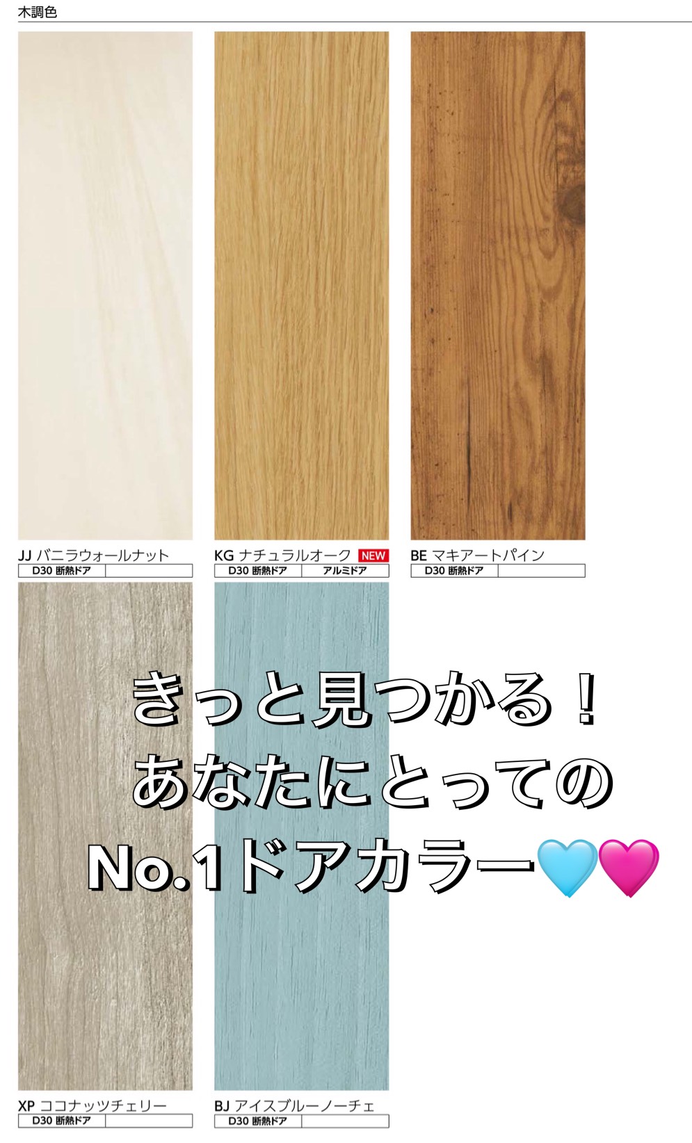 2026年のドアリフォームのドア色、何にする？ラッキーカラーを選びませんか？