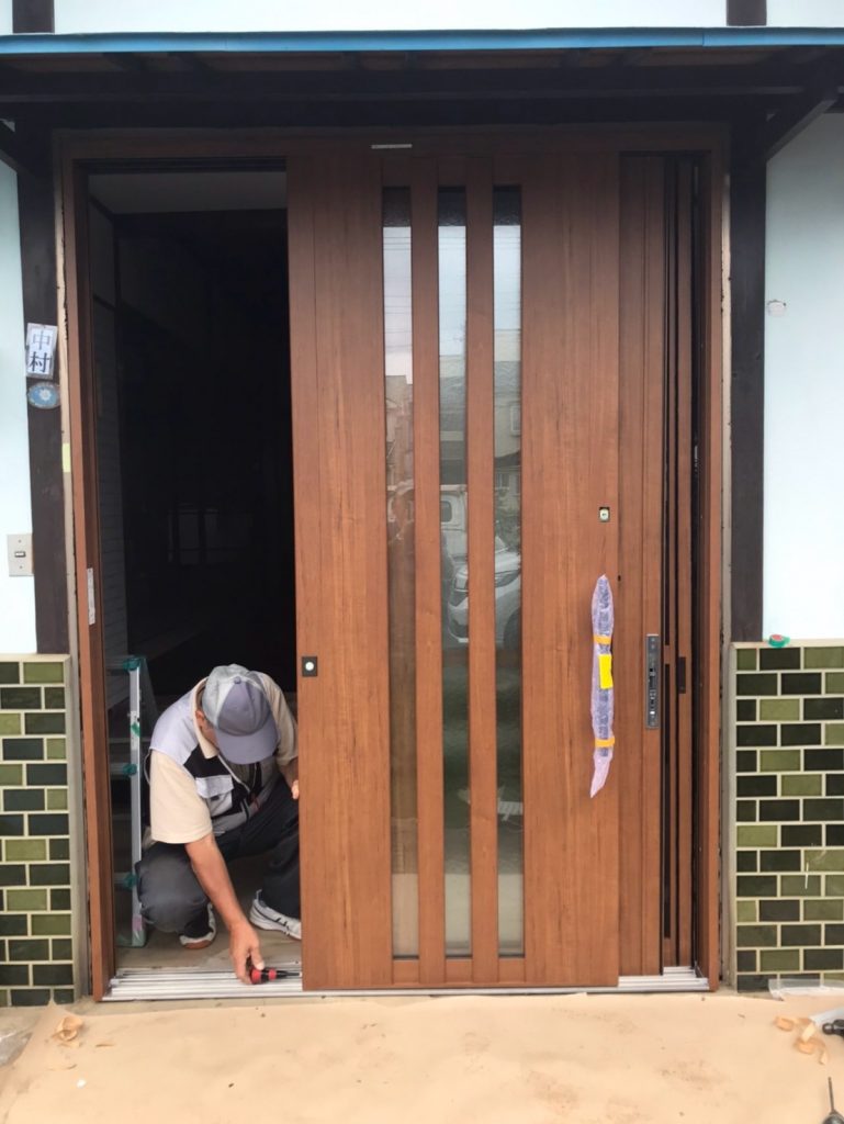 建付けの最終調整