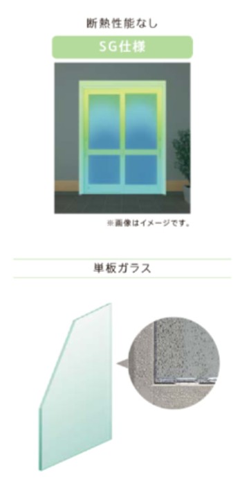 LIXIL　リシェント　単板ガラス