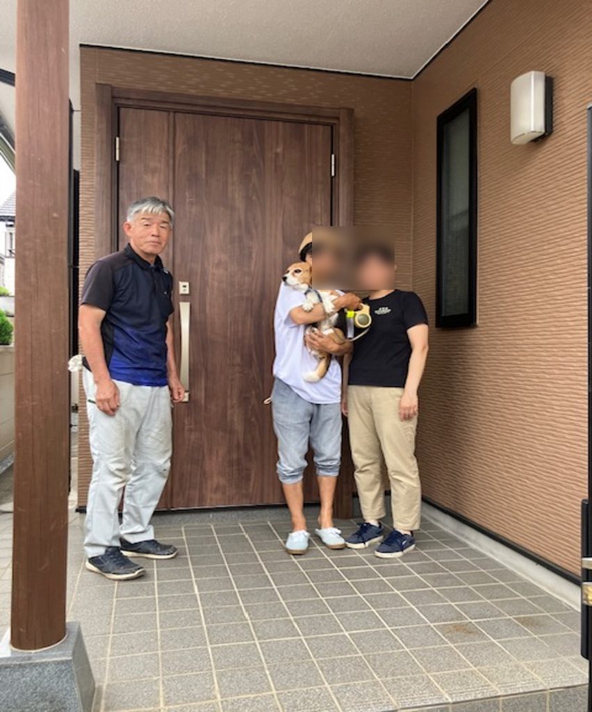 施工後のお客様記念写真