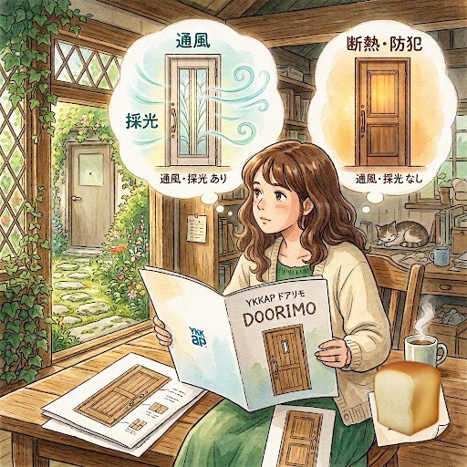 神戸市・芦屋市近隣の皆さまへ：「玄関ドア交換は何を選べばいい？YKK APドアリモの断熱・通風・鍵を比較」