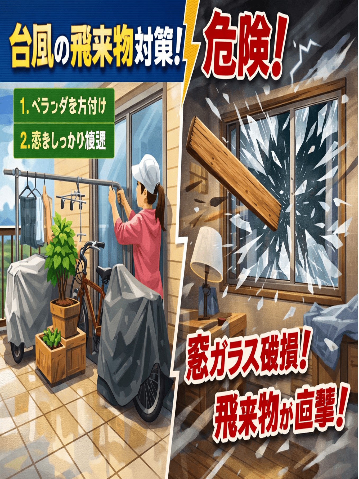 さいたま市岩槻区の皆さま、台風接近さいたま市で玄関・窓の暴風対策なら「街の玄関ドアやさん加須鴻茎店」へ🌀YKK APのドアリモ＆面格子で安心リフォーム！